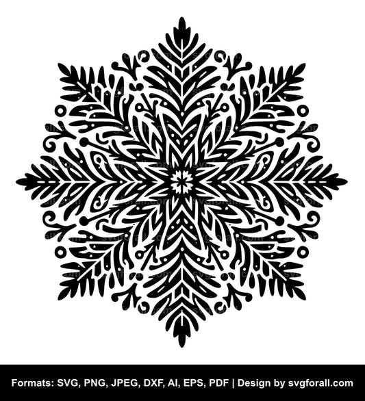 Snowflake SVG File