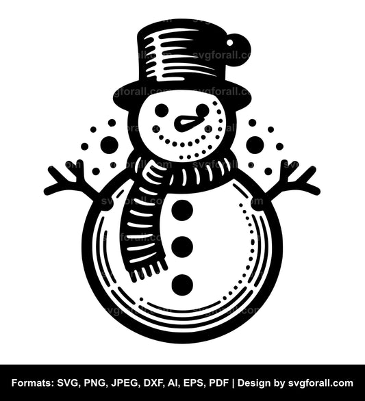 Snowman SVG File