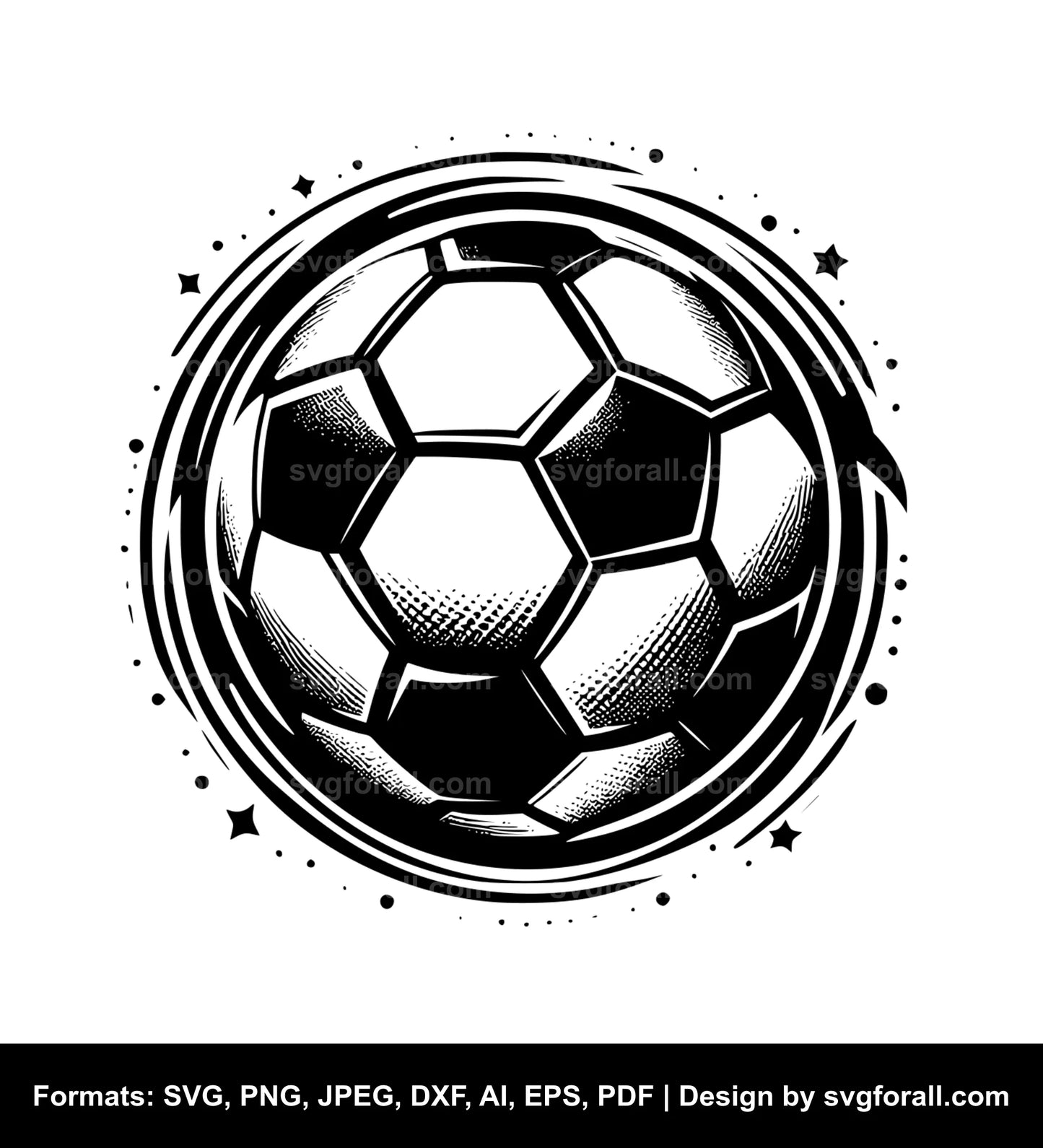 Soccer Ball SVG File