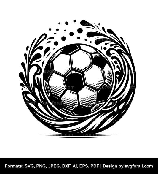 Soccer Ball SVG Vector