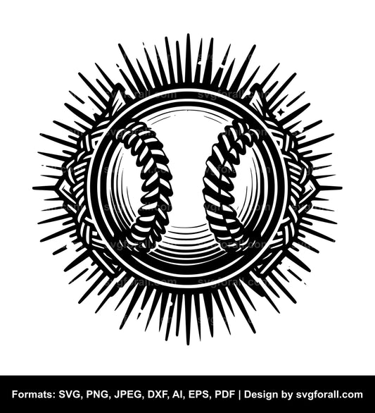 Softball SVG File