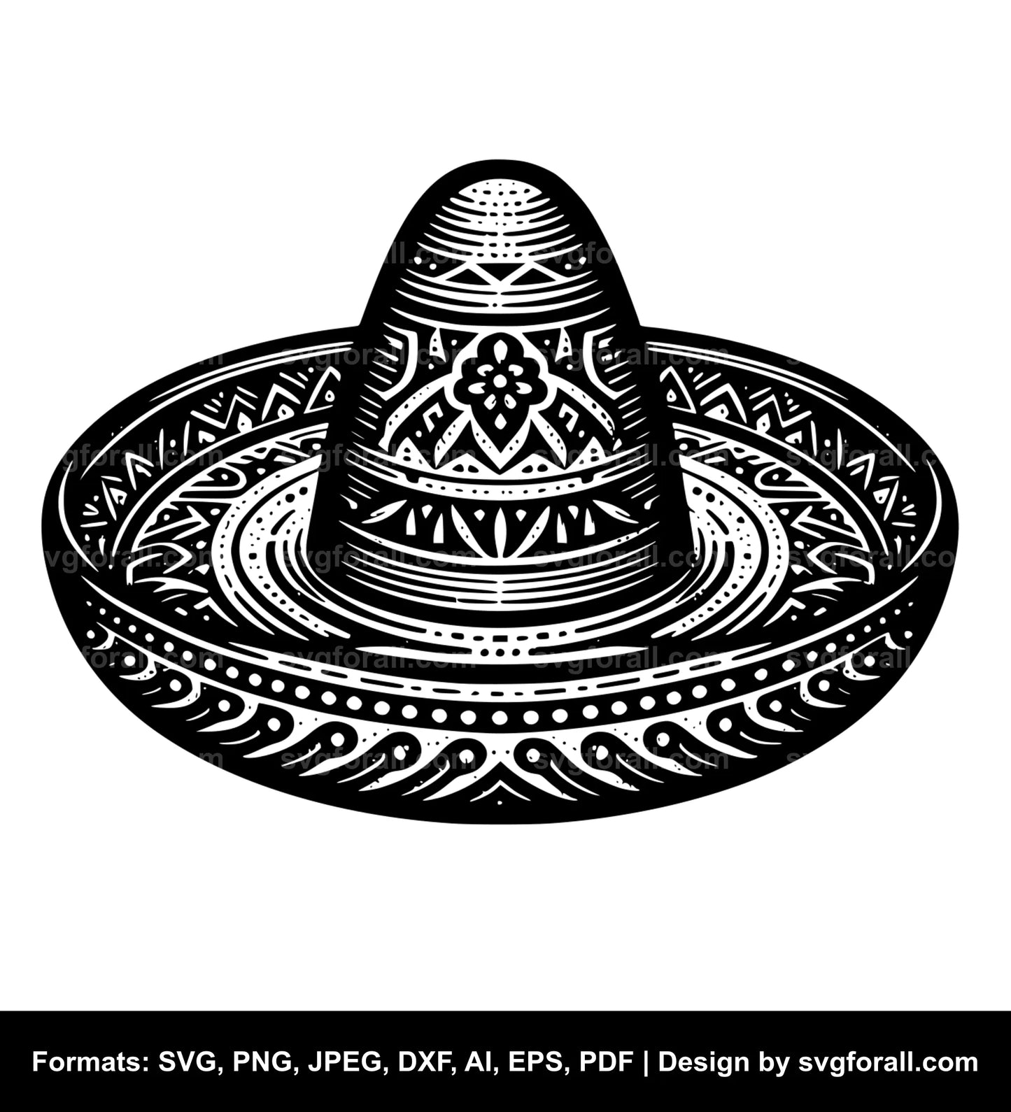 Sombrero SVG Vector