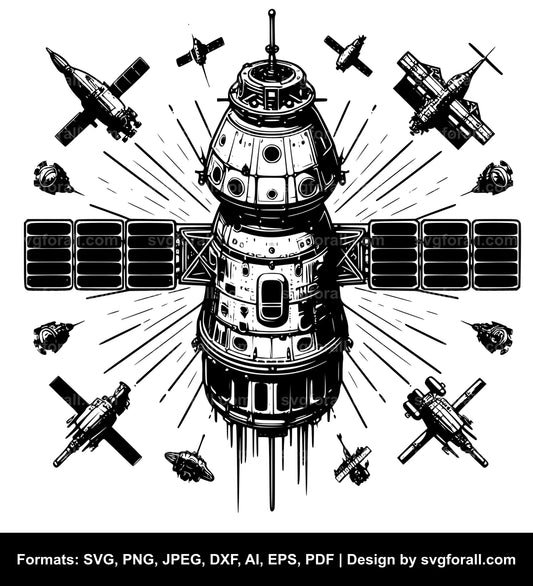 Spacecraft Cricut SVG