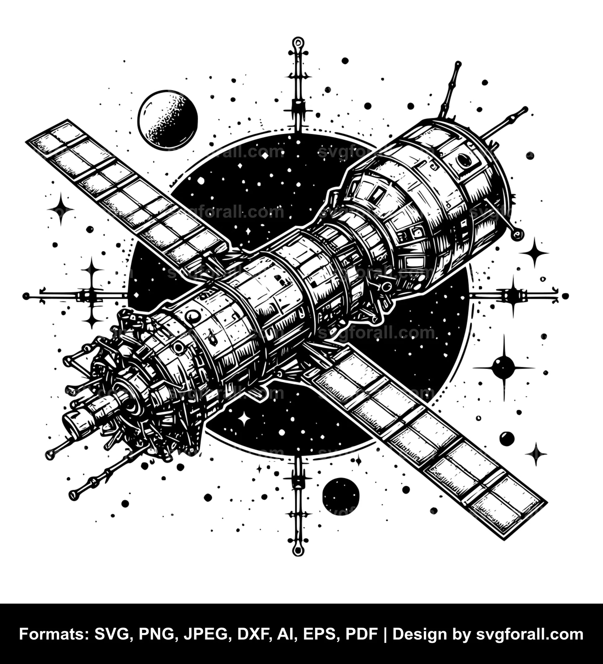 Spacecraft SVG Vector