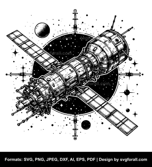 Spacecraft SVG Vector