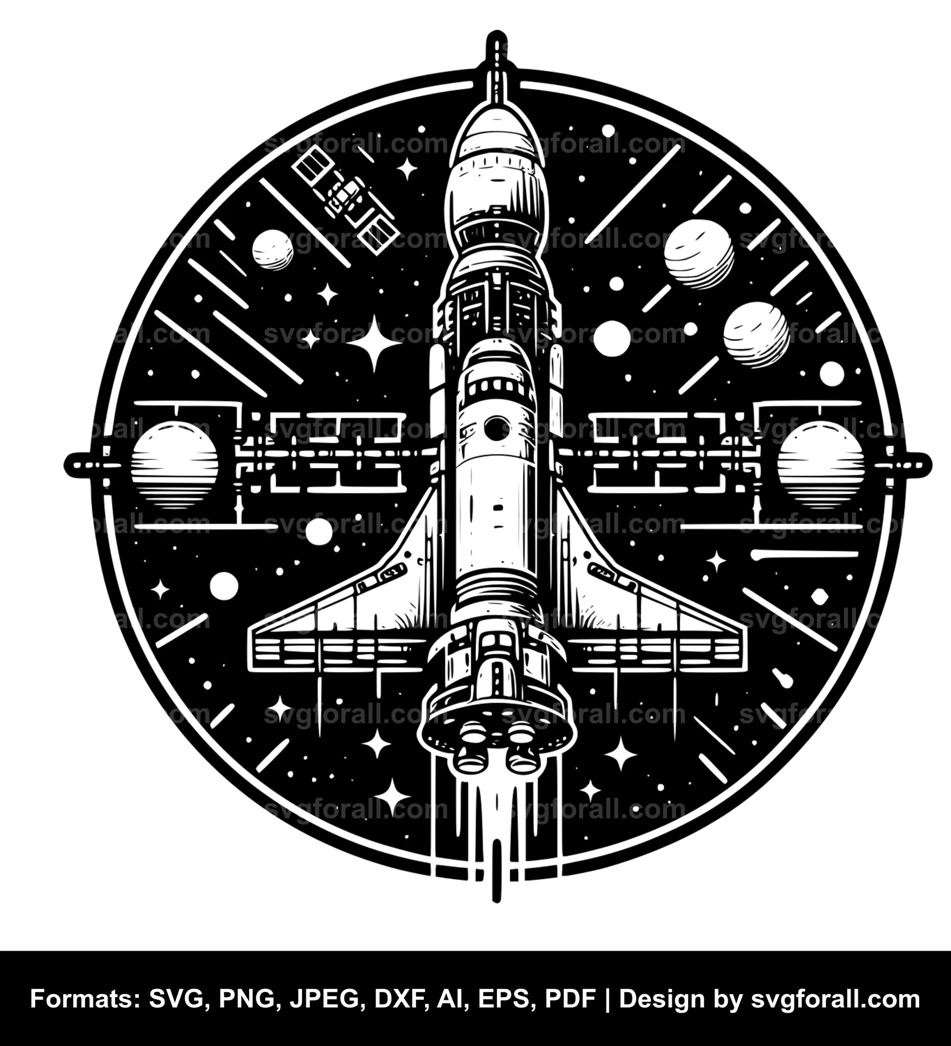 Spacecraft Vector SVG