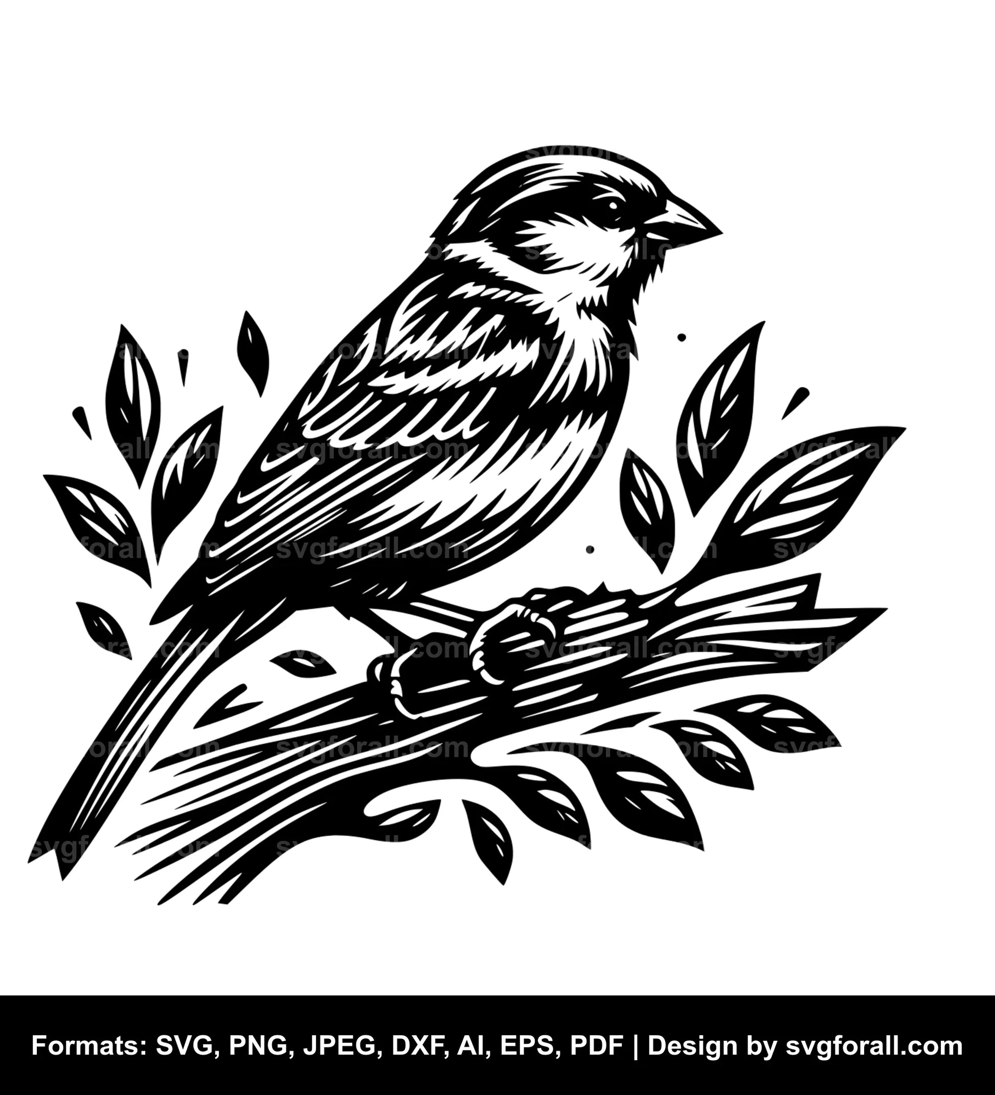 Sparrow SVG File