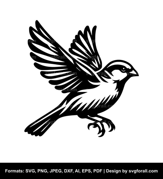 Sparrow SVG Vector