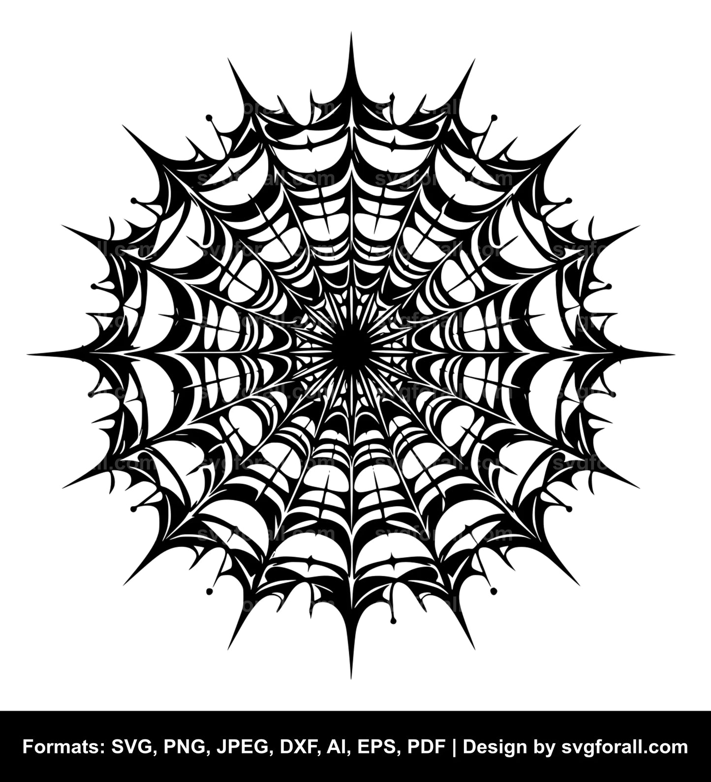 Spider Web SVG File