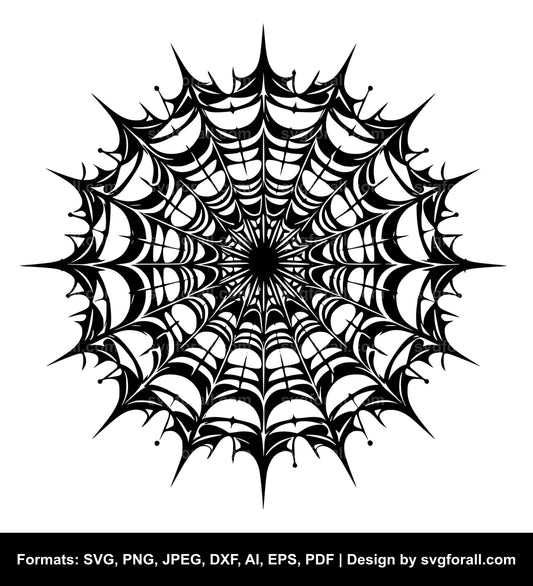 Spider Web SVG File