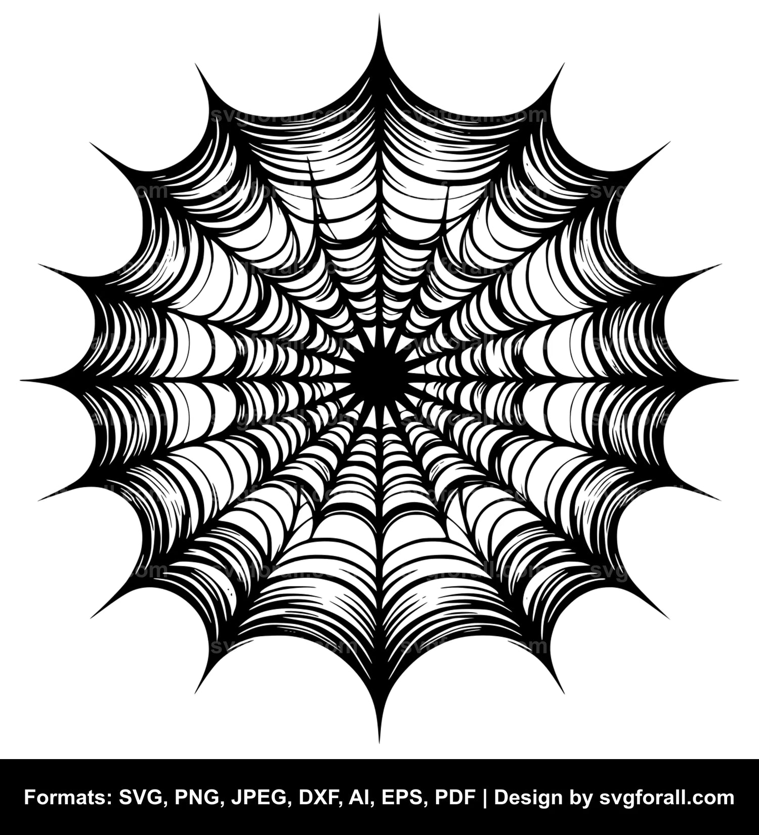 Spider Web Vector SVG