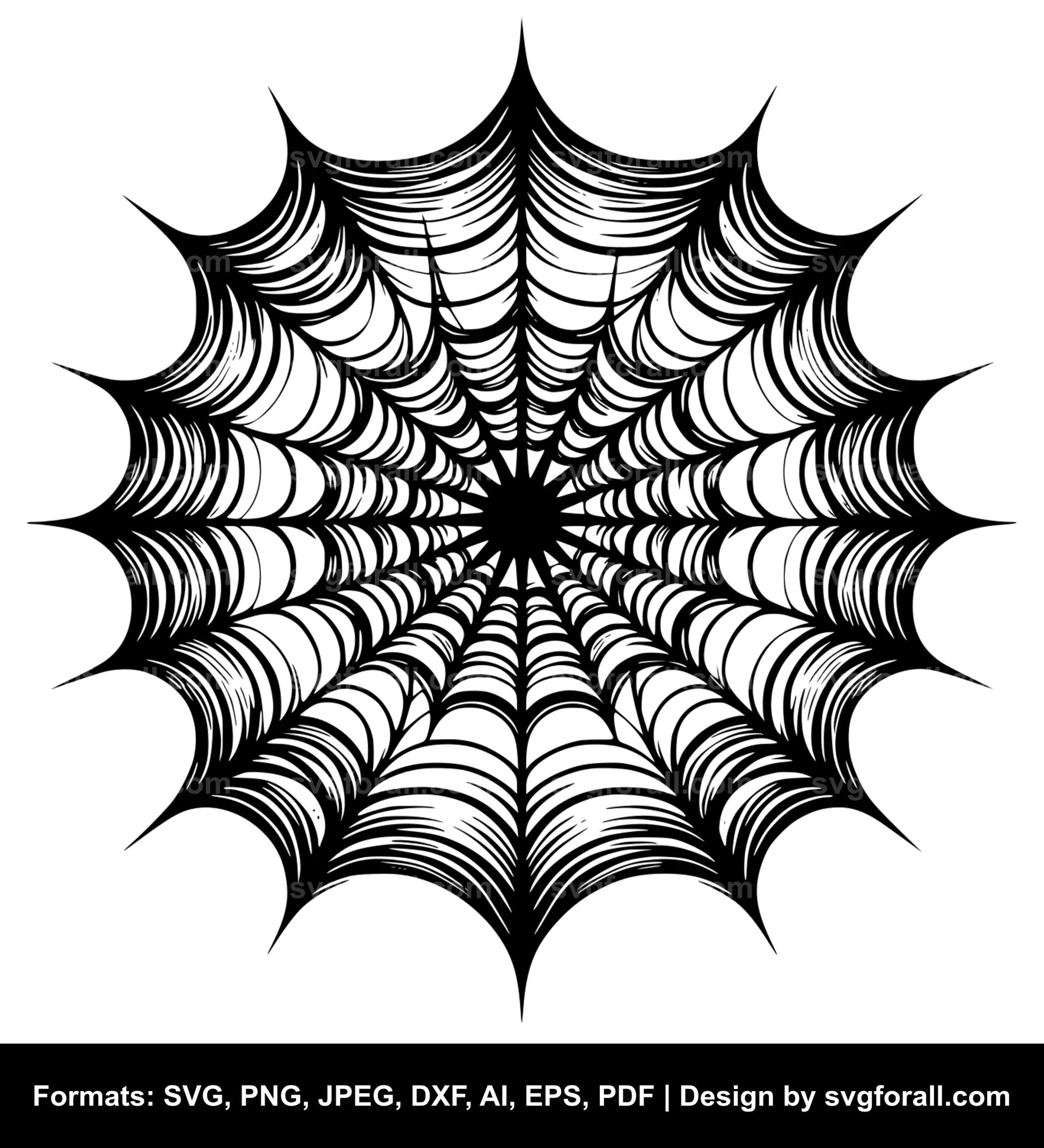 Spider Web Vector SVG