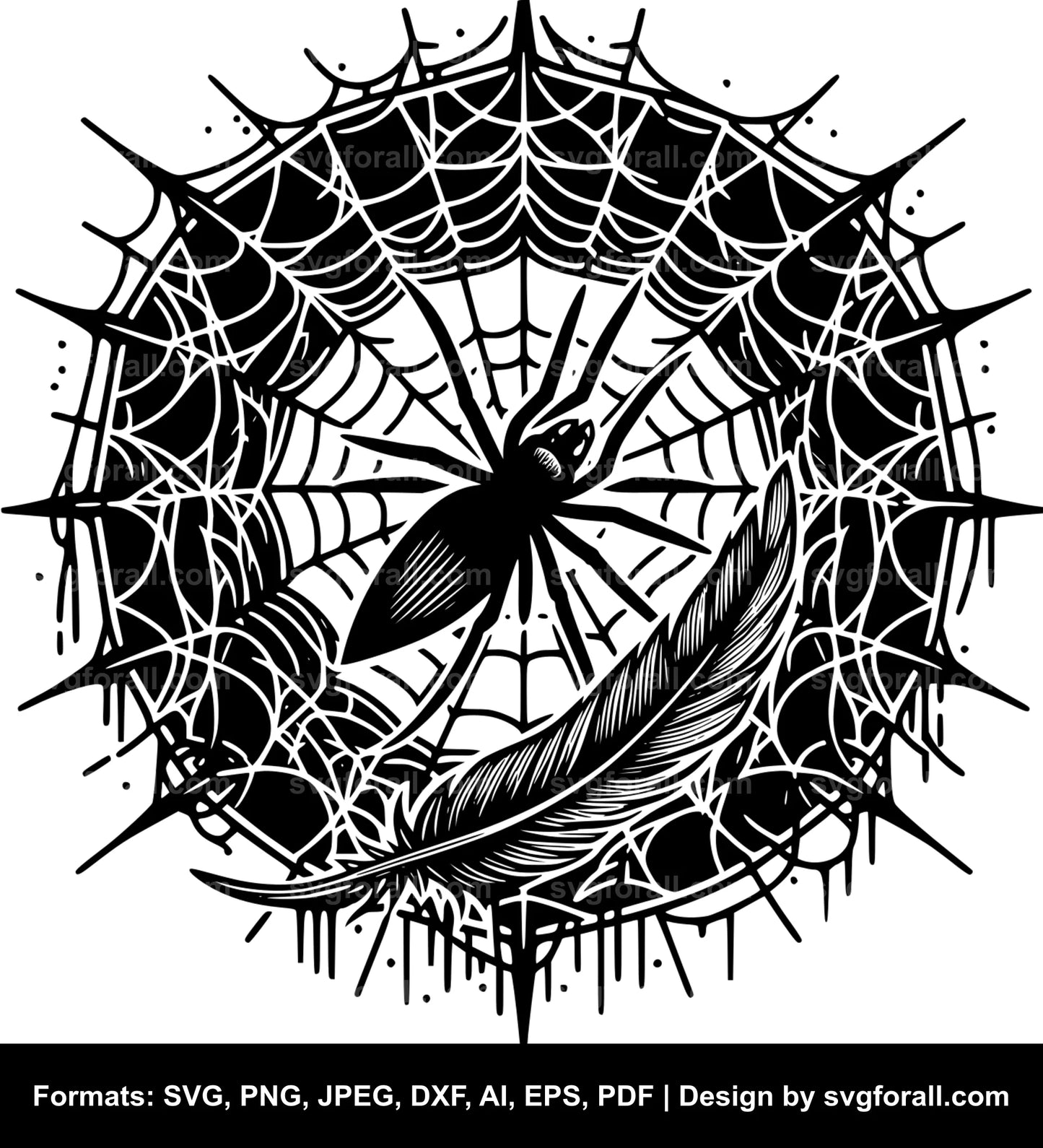 Spiderweb Clipart SVG