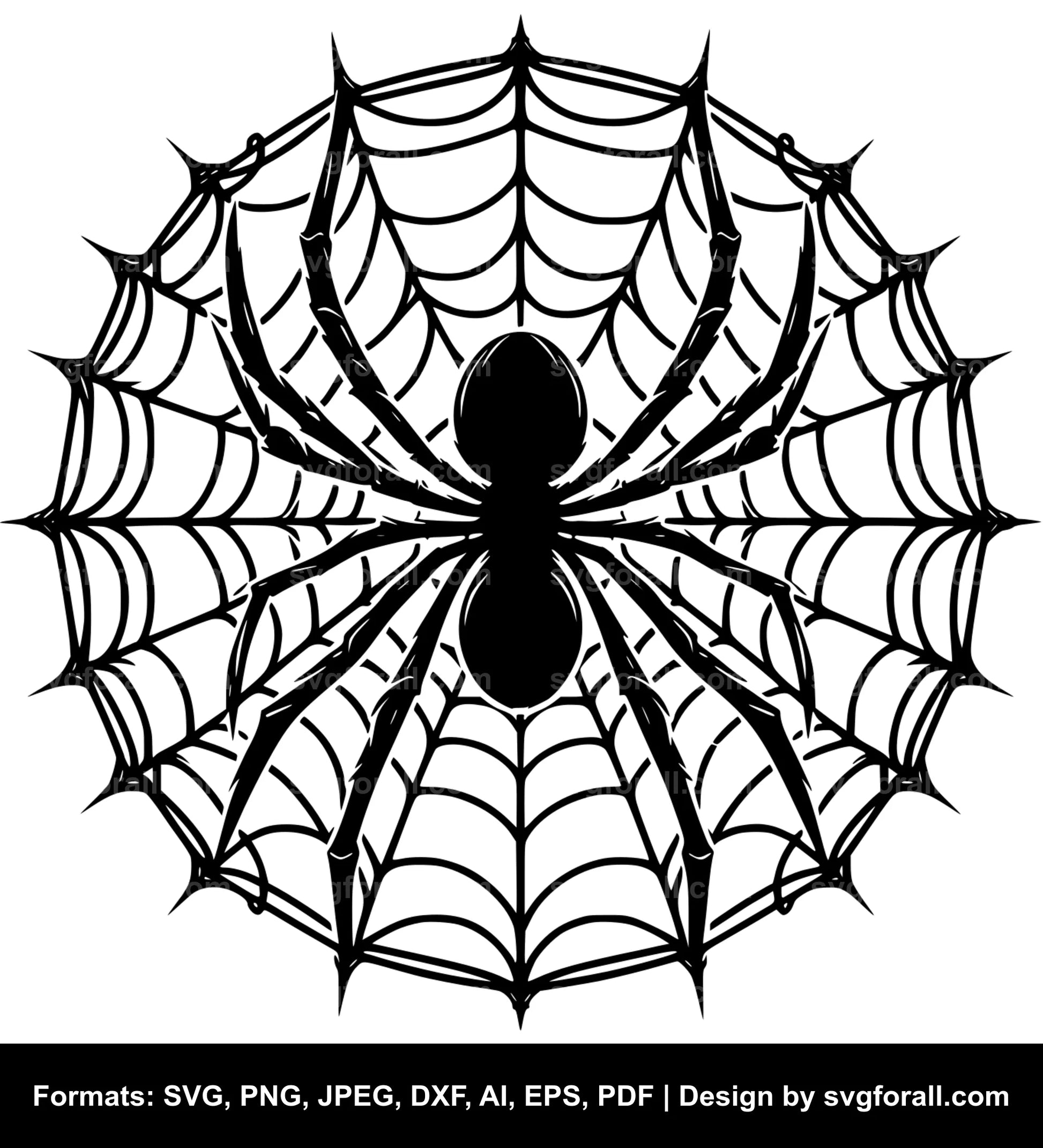 Spiderweb SVG - For Cricut