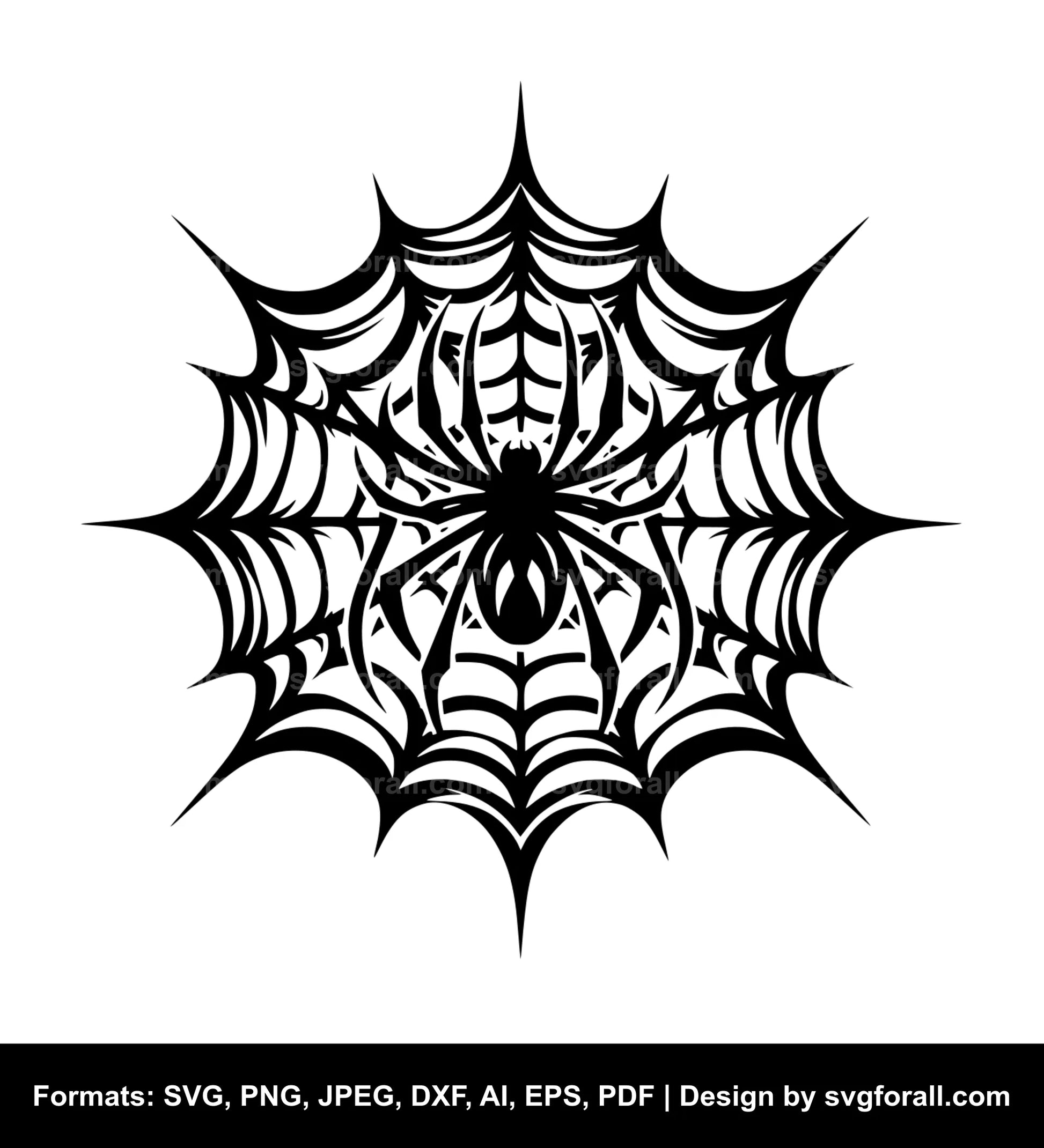 Spiderweb SVG Clipart