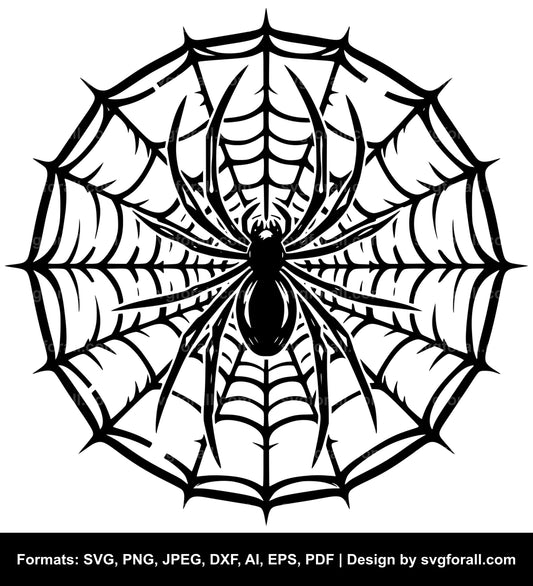 Spiderweb SVG Cut File