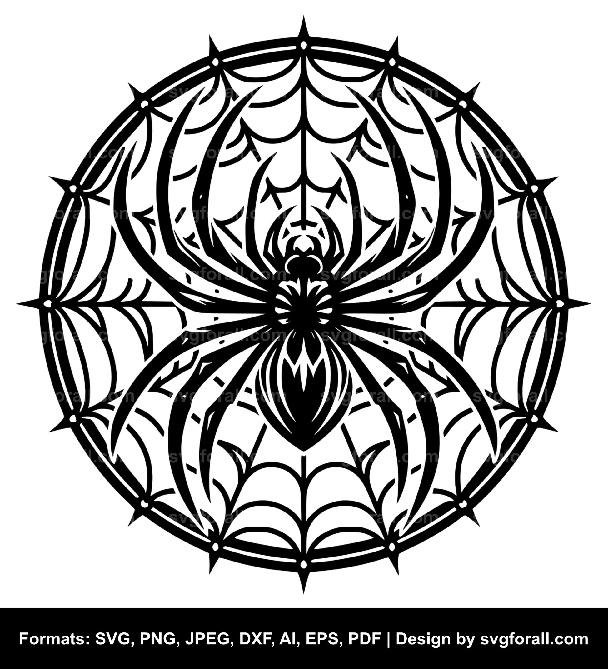 Spiderweb SVG Download