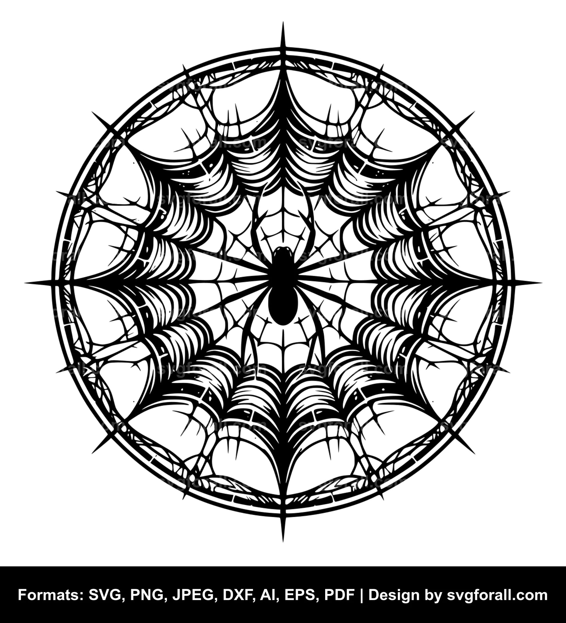 Spiderweb SVG File