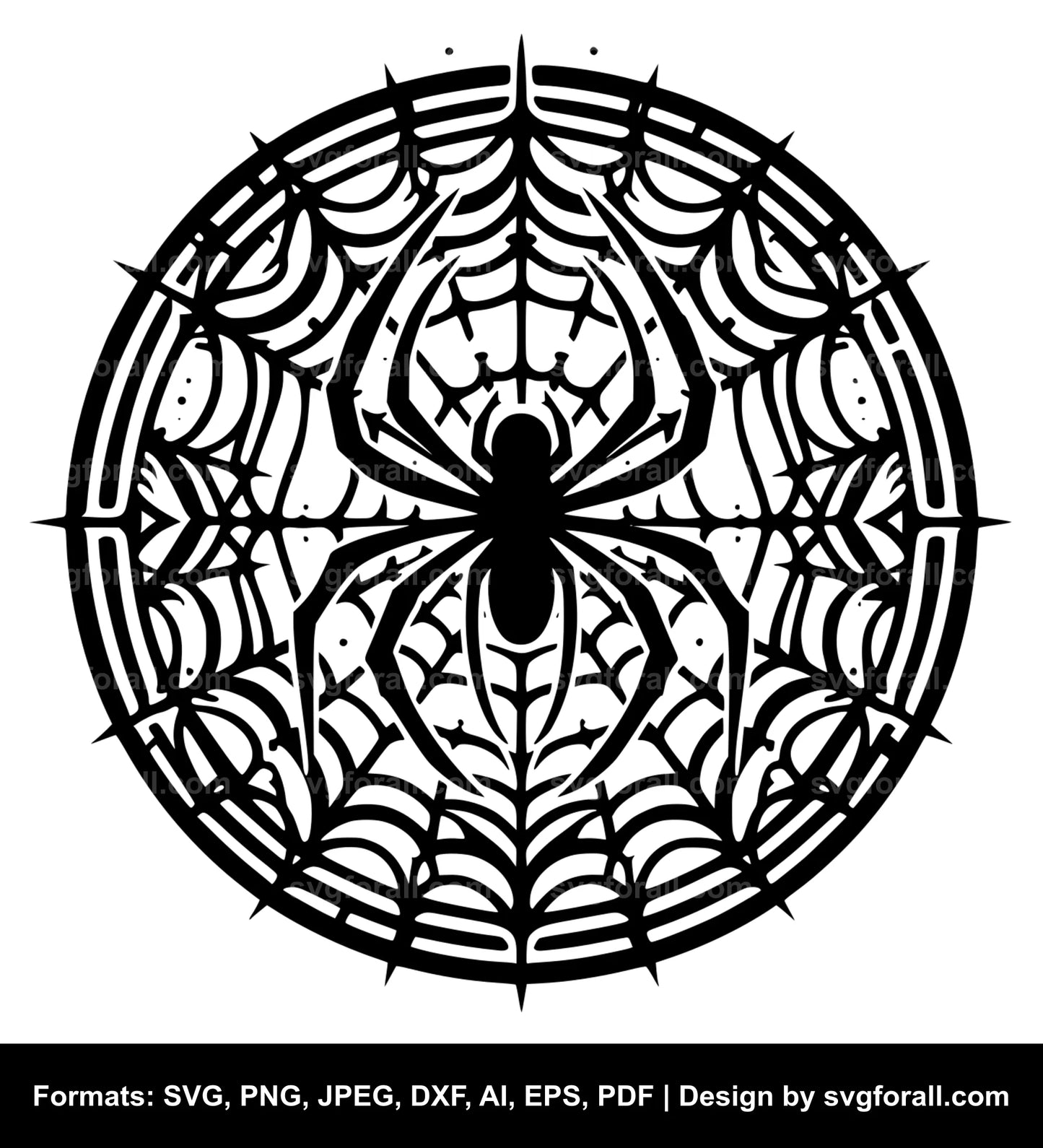 Spiderweb SVG For Cricut