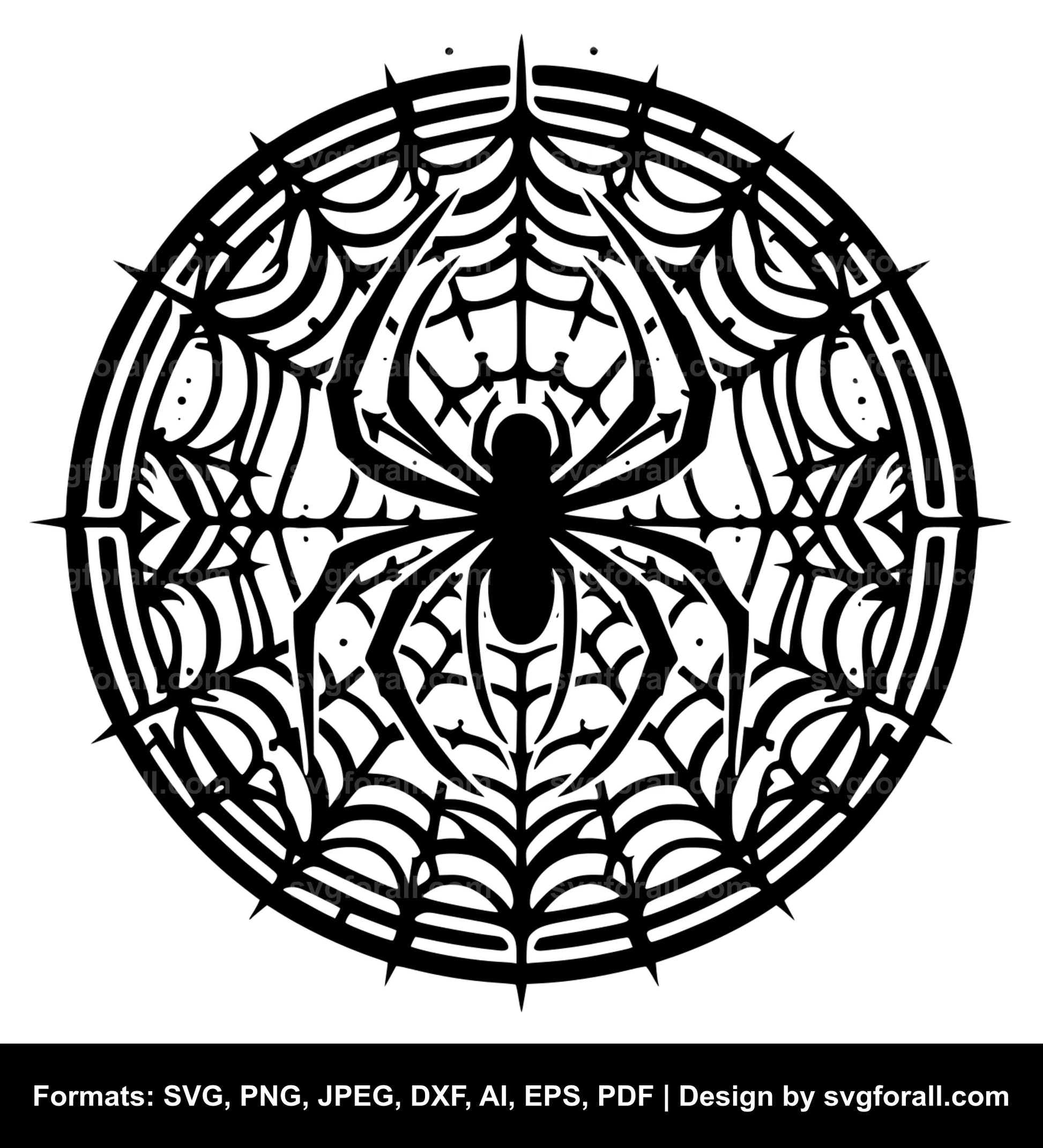 Spiderweb SVG For Cricut