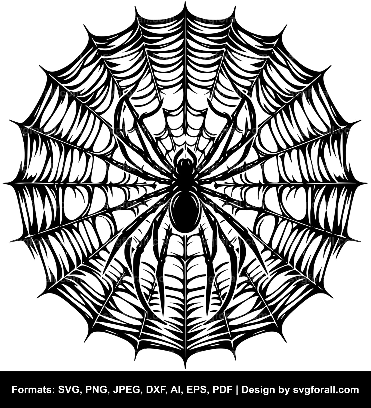 Spiderweb SVG Vector File