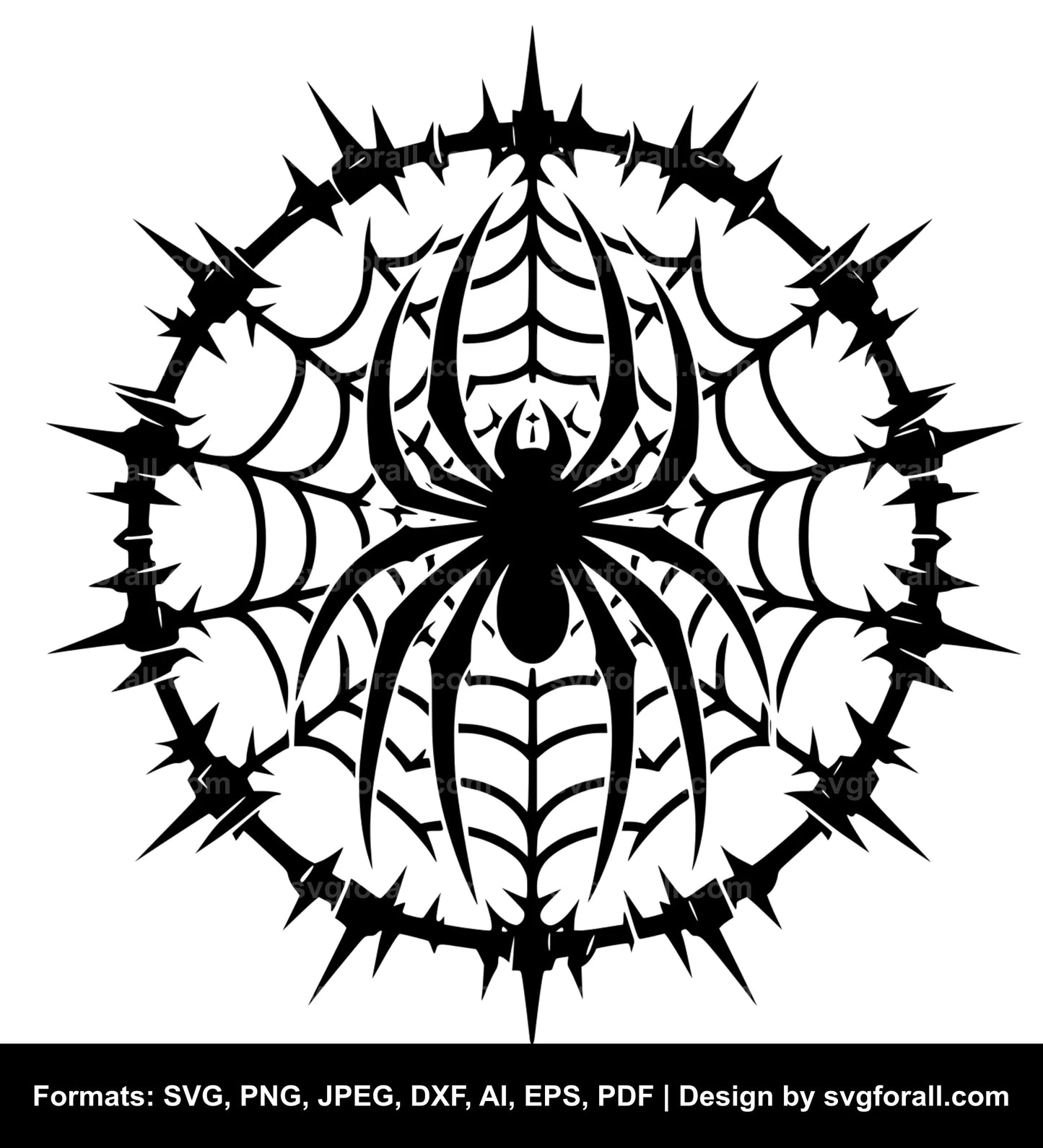 Spiderweb SVG Vector Image