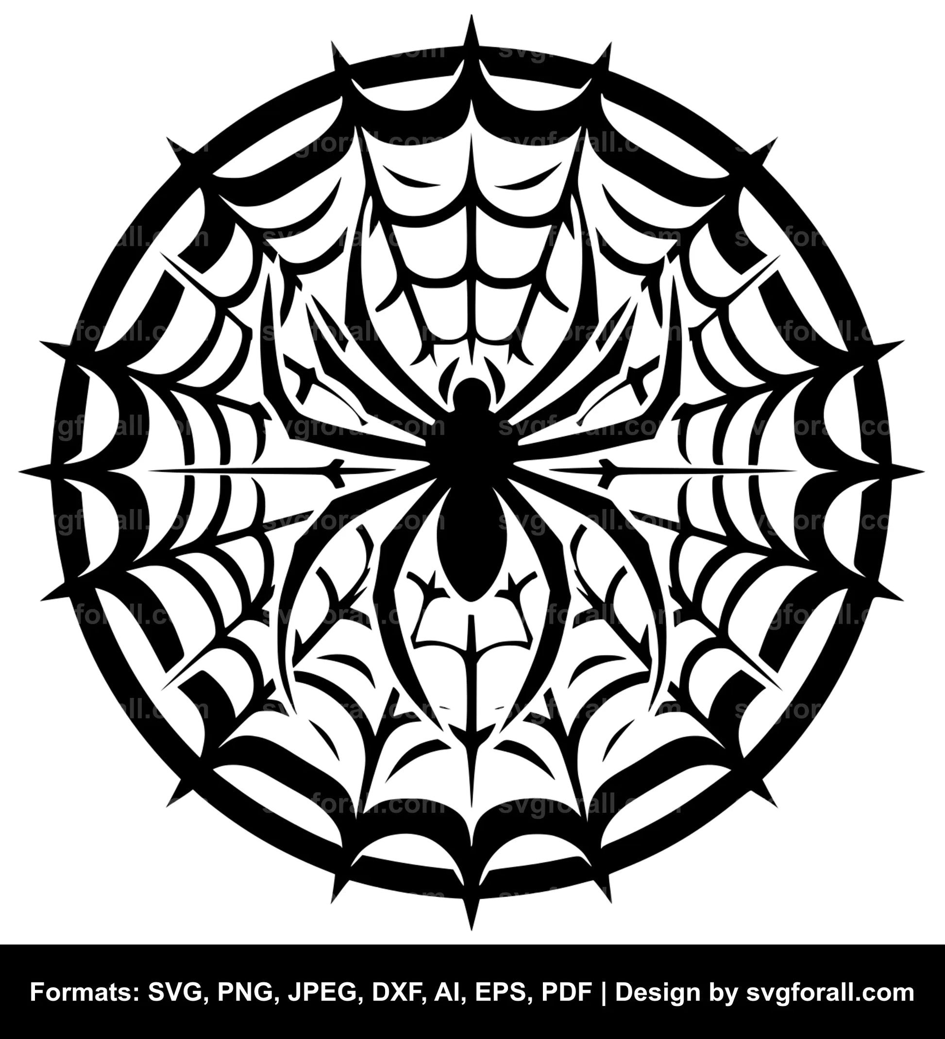 Spiderweb SVG [for Cricut]