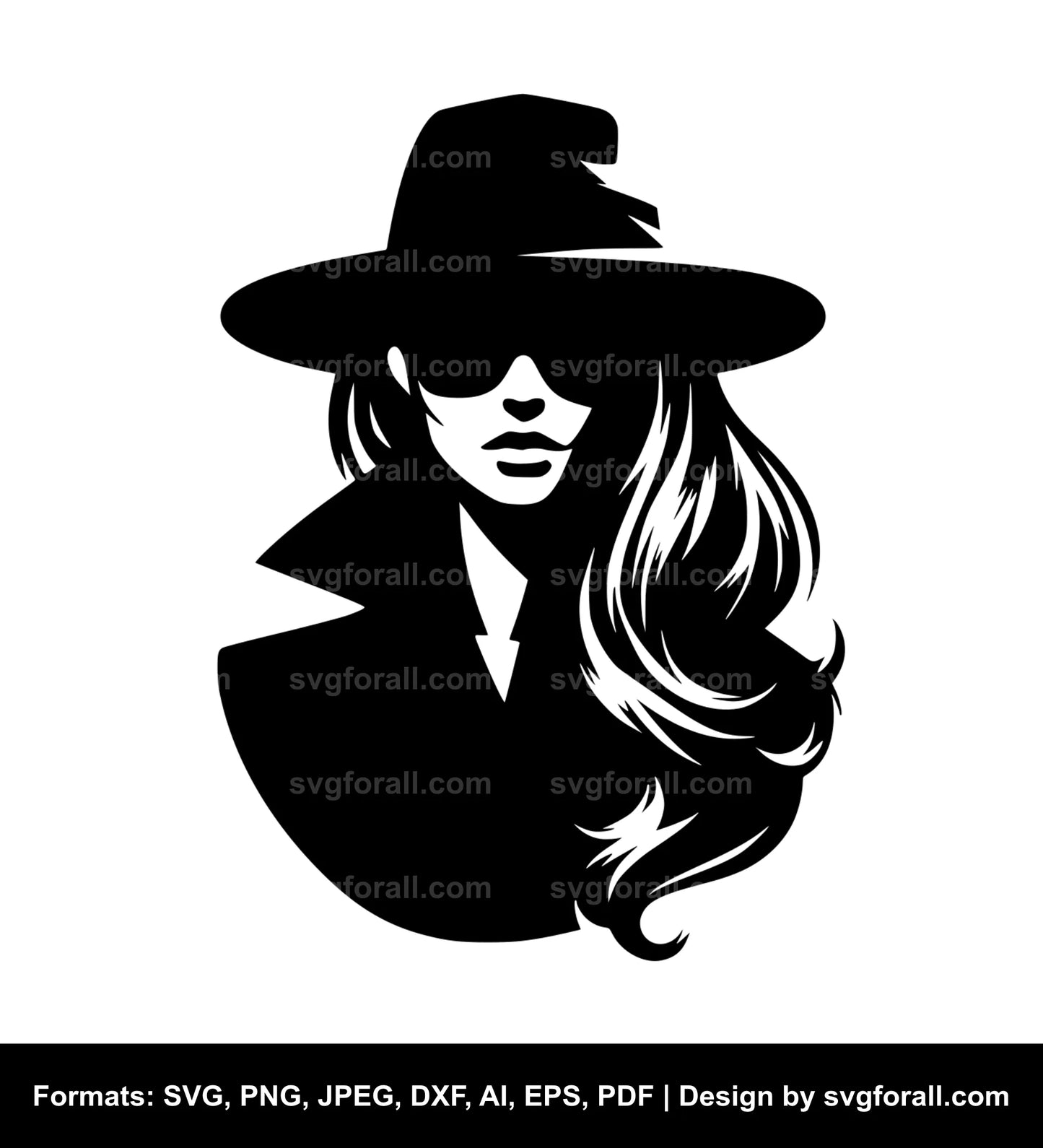 Spy Girl SVG