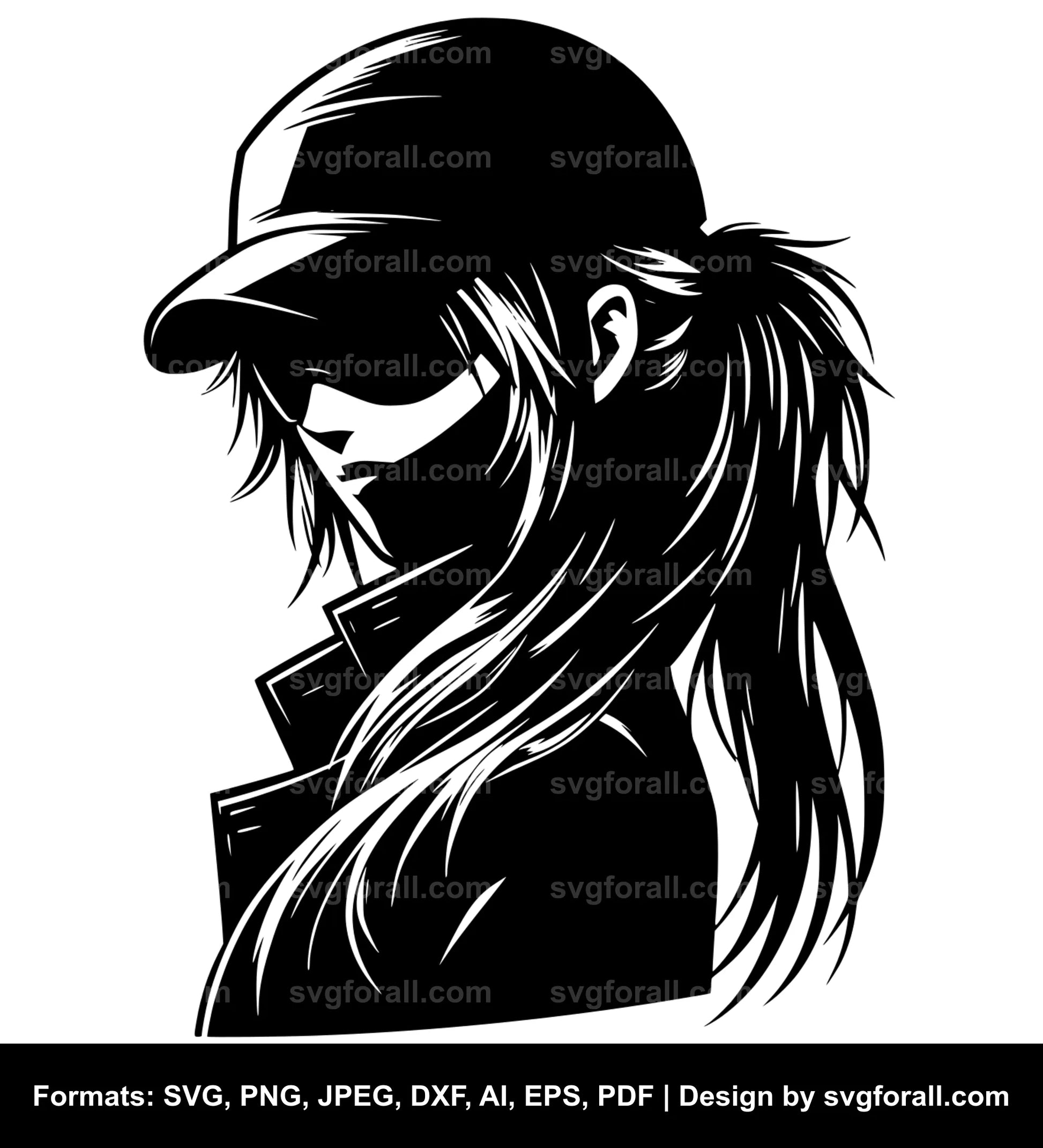 Spy Girl SVG File