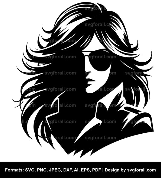 Spy Girl SVG PNG