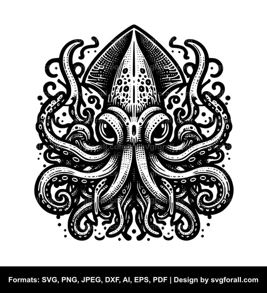 Squid SVG File