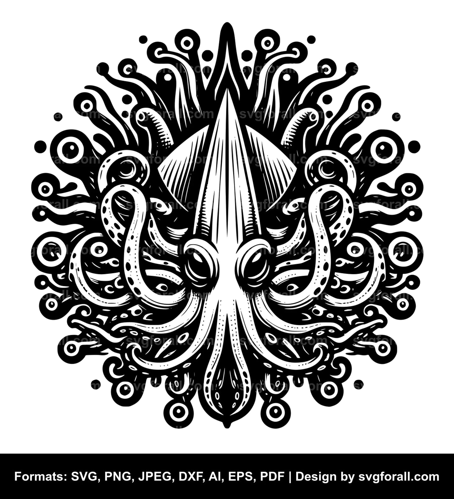 Squid Vector SVG