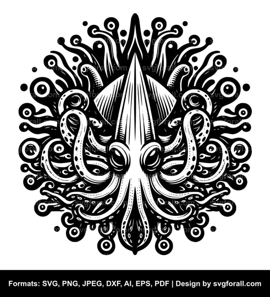 Squid Vector SVG