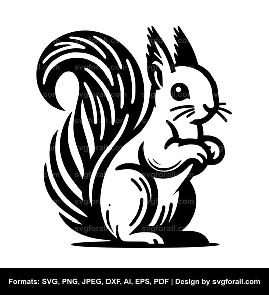 Squirrel Cricut SVG