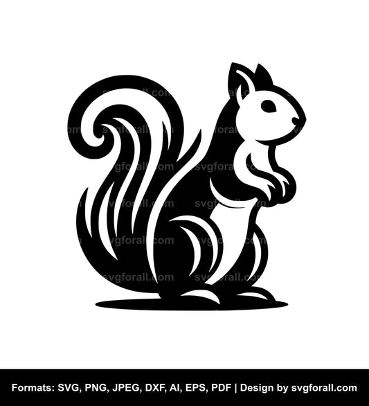 Squirrel SVG Clip Art