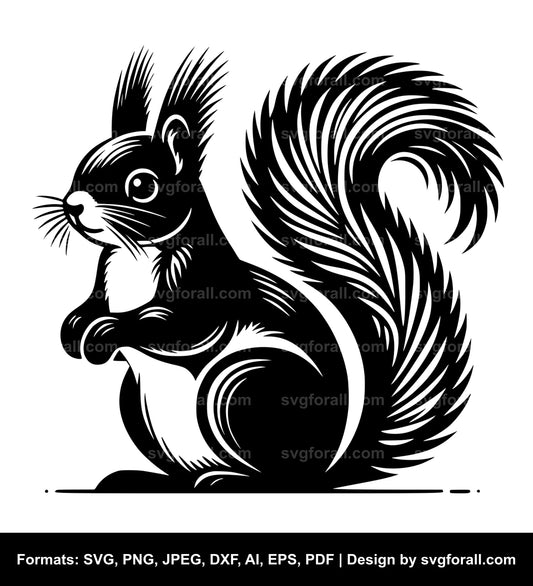 Squirrel SVG Cut File