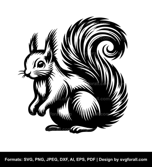 Squirrel SVG Design