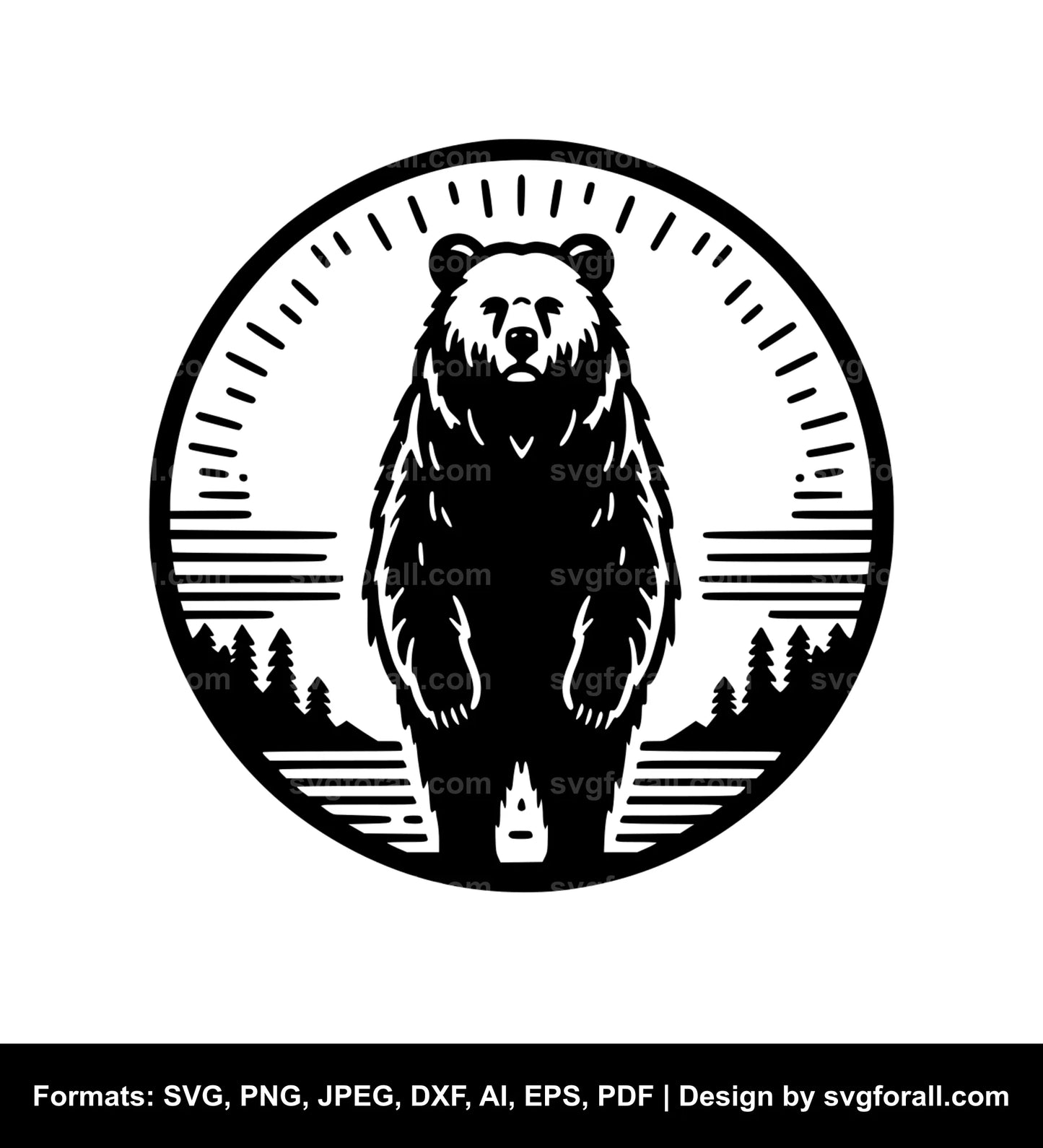 Standing Bear SVG File