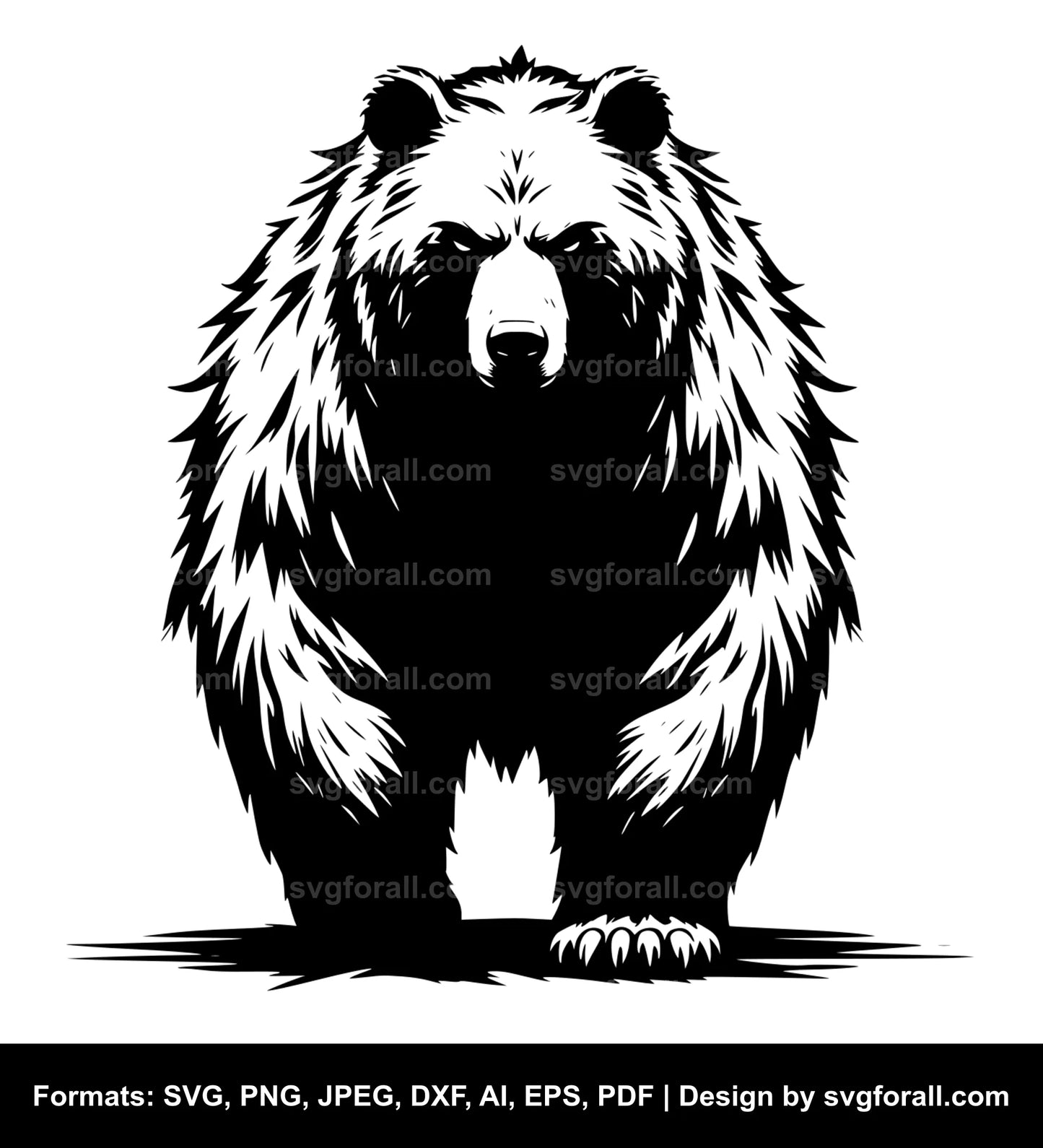 Standing Bear SVG PNG