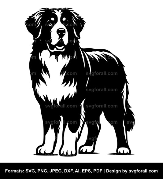 Standing Dog SVG