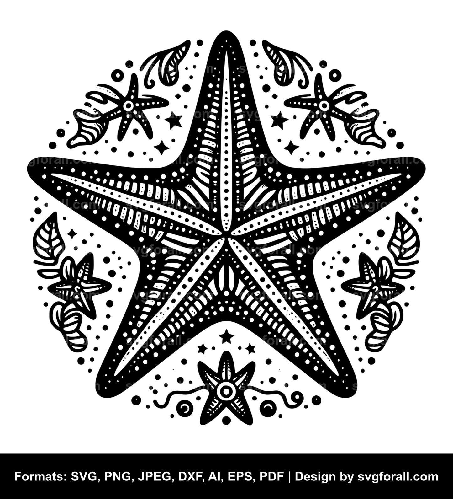 Starfish SVG PNG