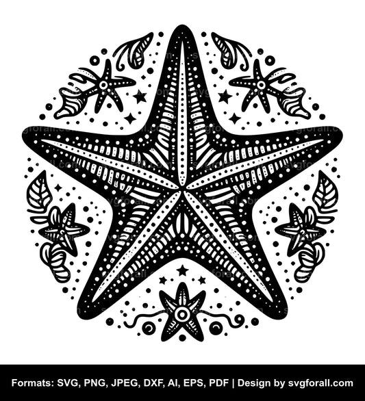 Starfish SVG PNG