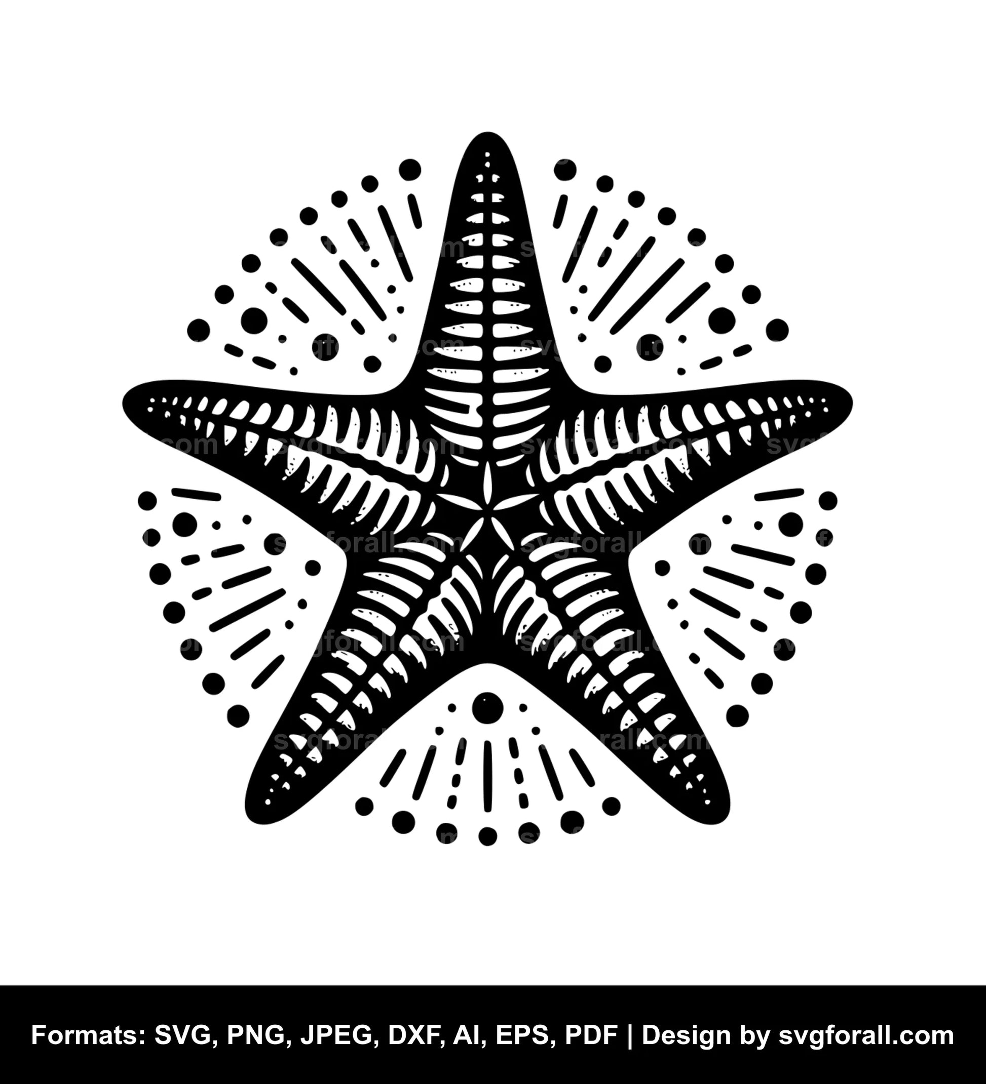 Starfish SVG Vector