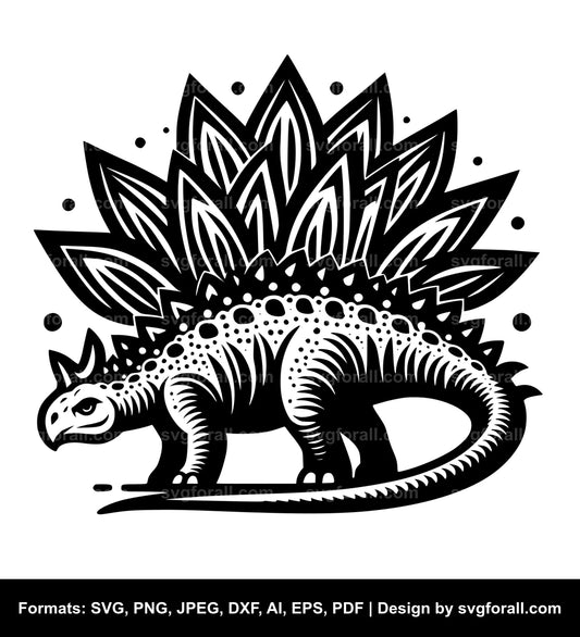 Stegosaurus SVG Design