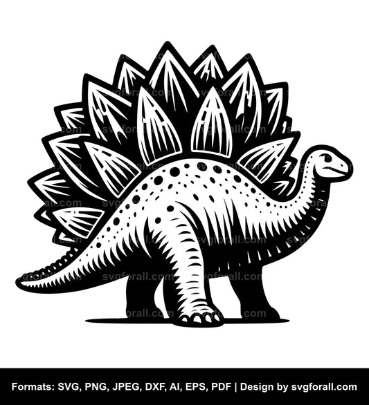 Stegosaurus SVG Vector