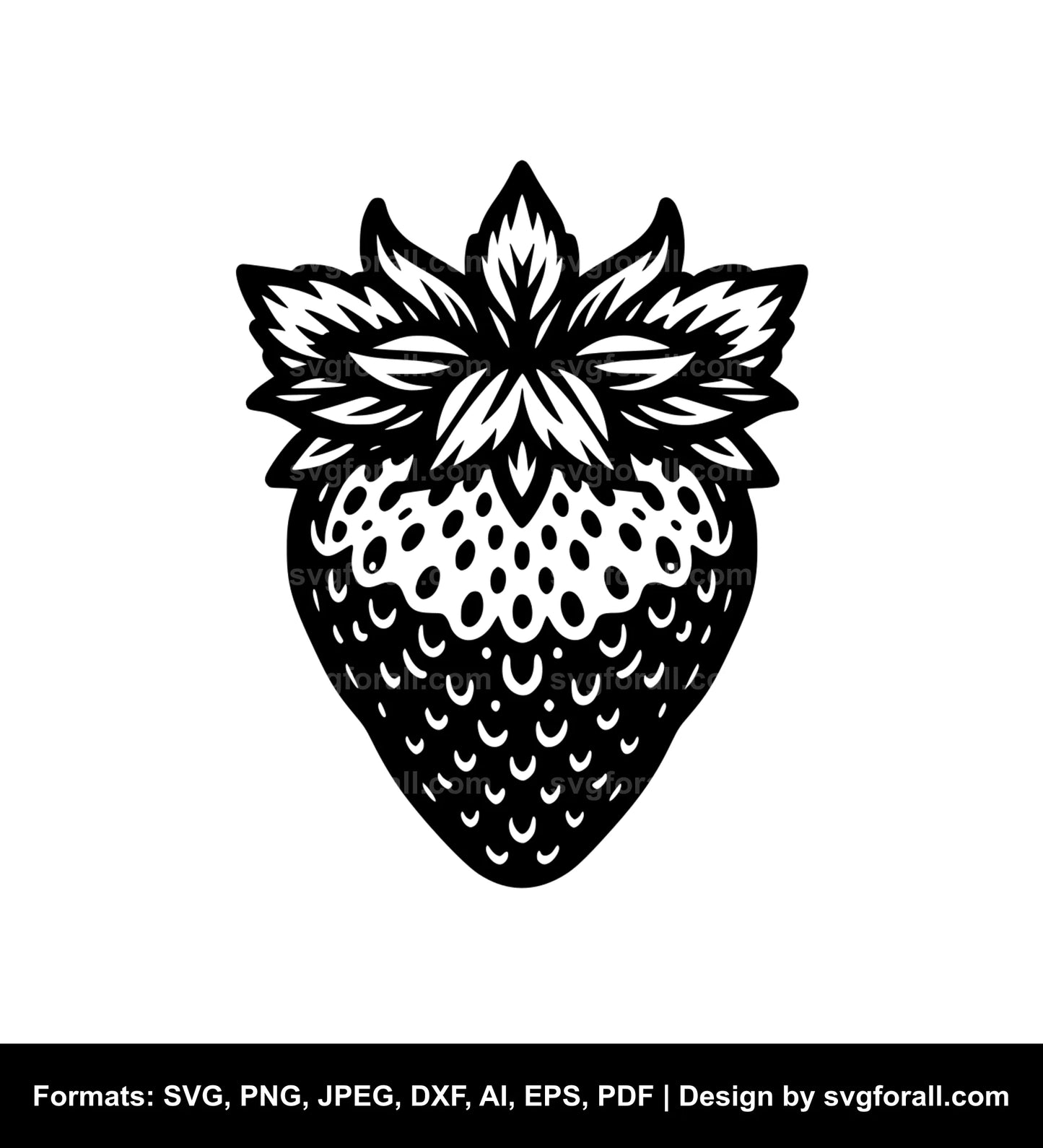 Strawberry Clipart SVG