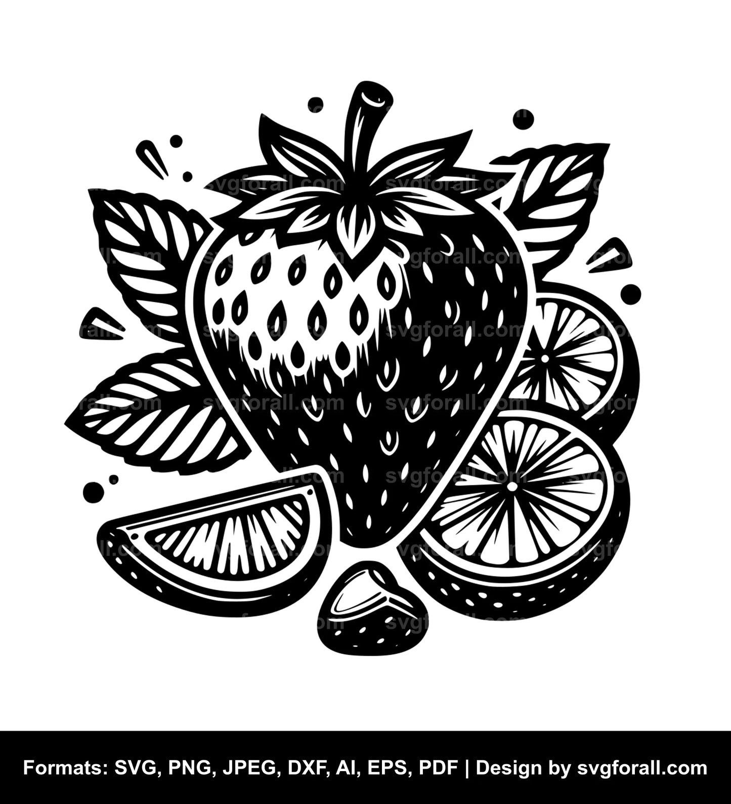 Strawberry Cricut SVG