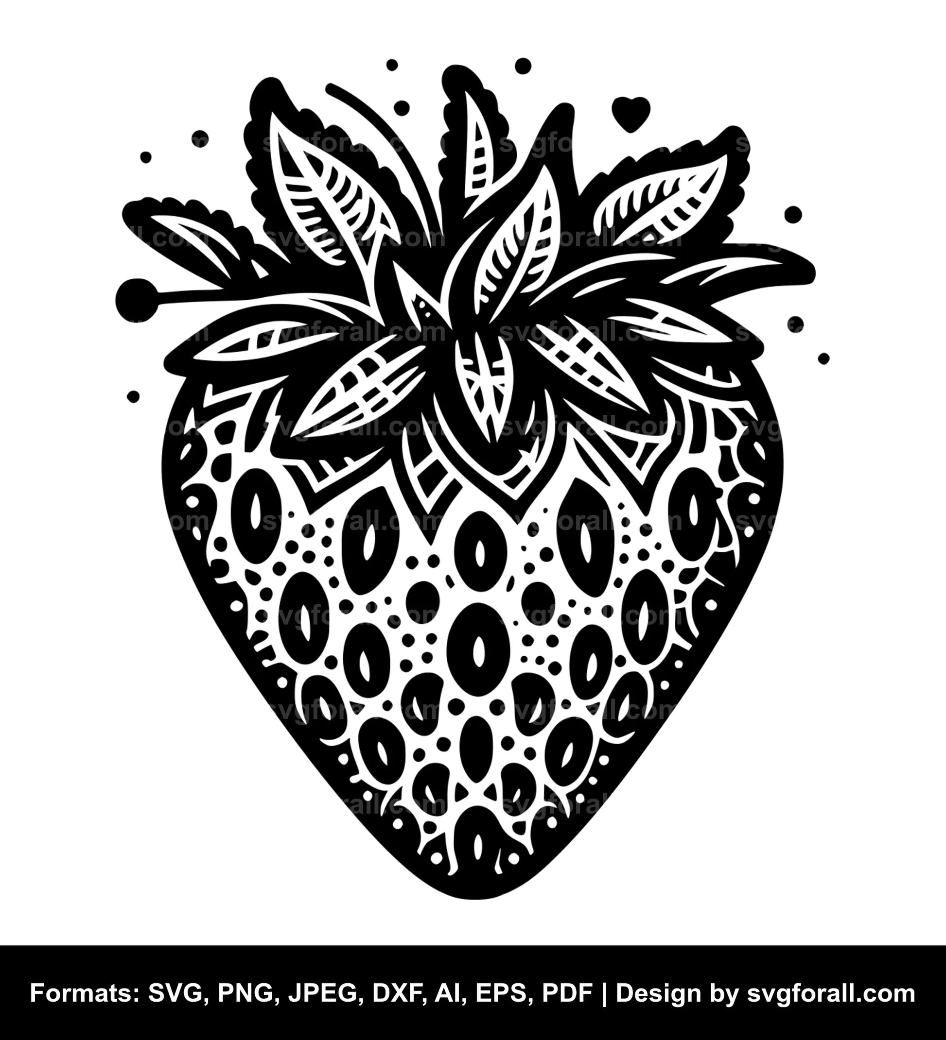 Strawberry SVG Clip Art