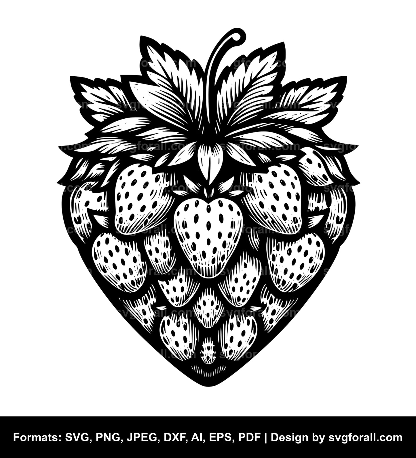 Strawberry SVG Cut Files