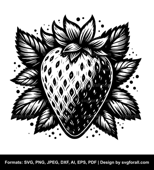 Strawberry SVG File